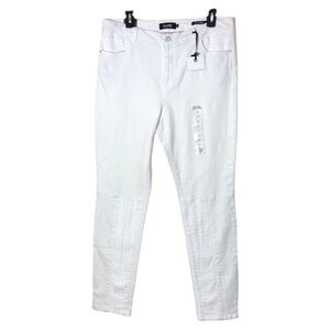 Nanette Lepore Jeans with Eyelet Detail Womens Size 12